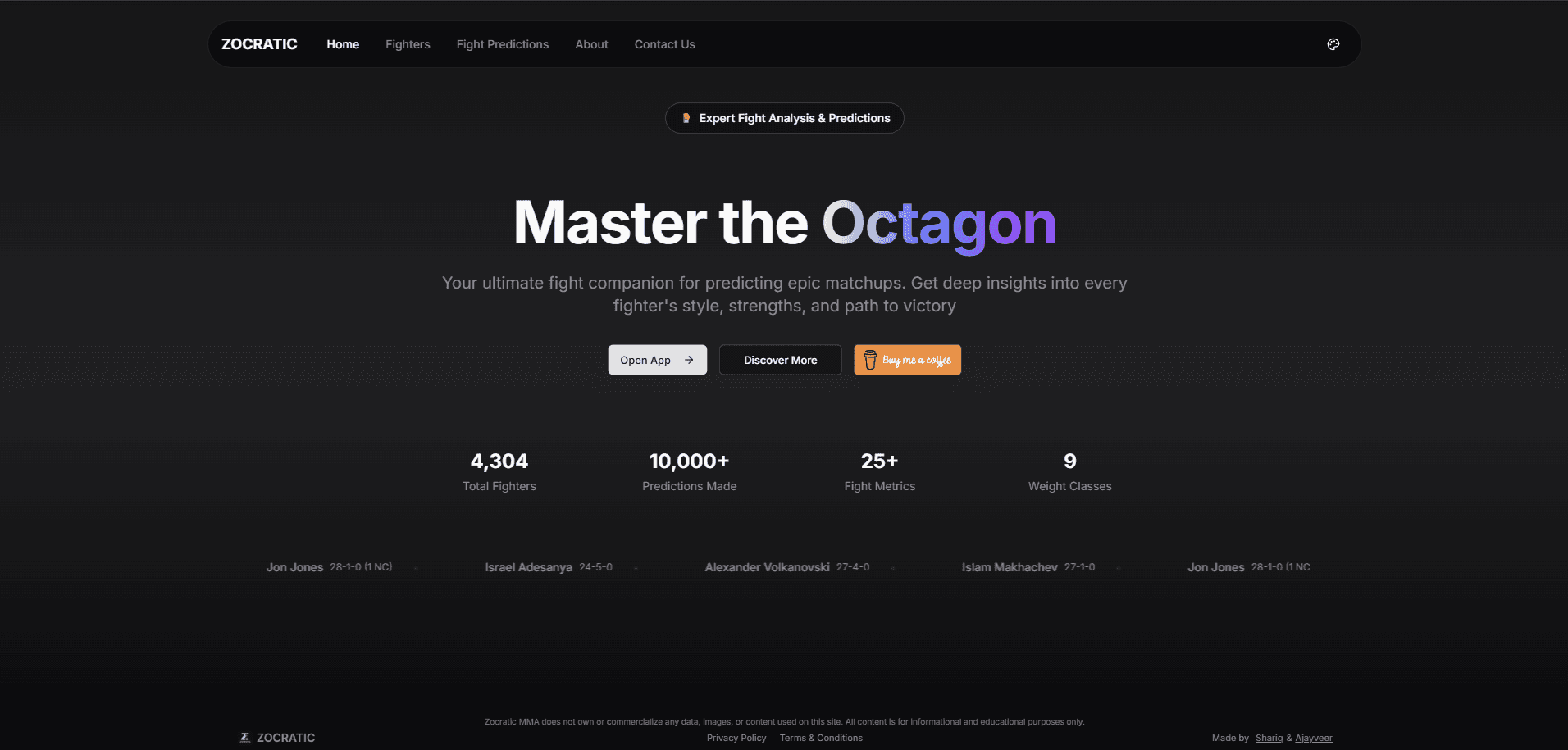 ZocraticMMA Application Screenshot